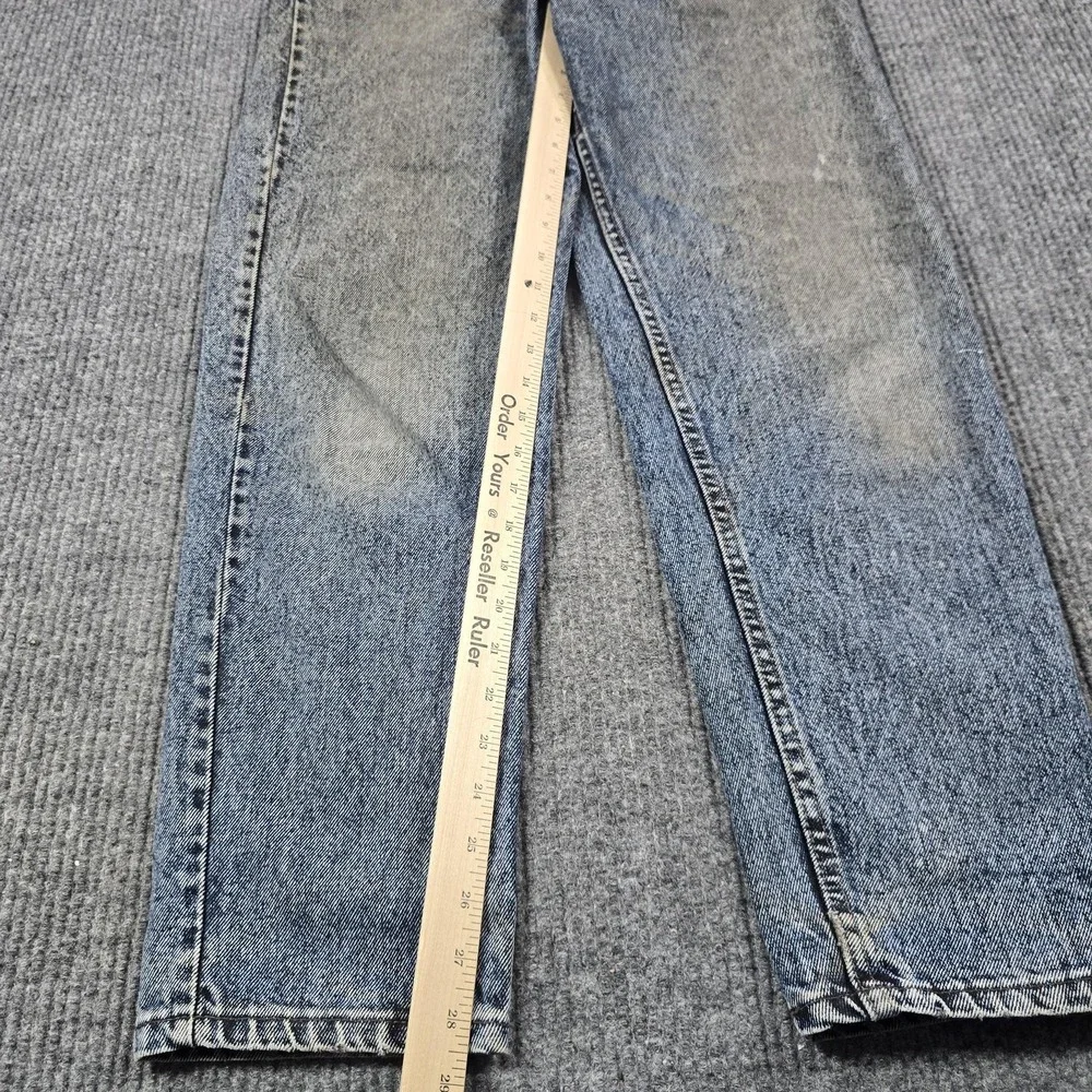 VTG 90s Levis 550 Jeans Men 33x30 Blue Grunge Tapered Relaxed Denim Distress USA